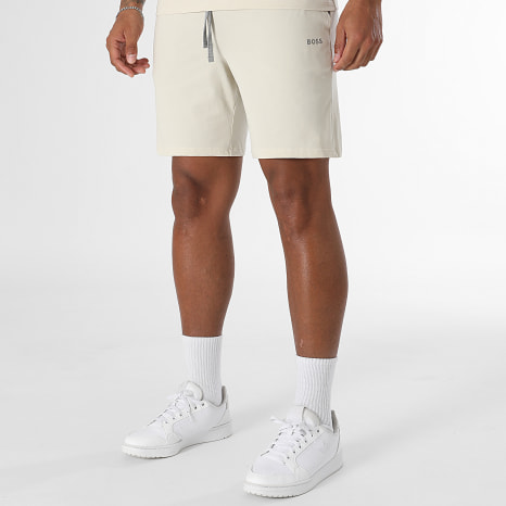 BOSS - Ensemble Tee Shirt Et Short Jogging Mix And Match 50515312 50515314 Beige